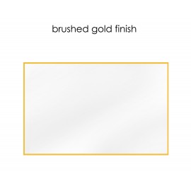 MS31GD MS39GD MS51GD MS59GD Square Bath Mirror Brushed Gold Finish 