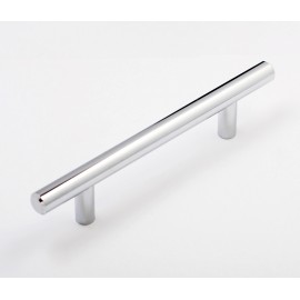 P68078CP Chrome Plated Shining Bright Heavy Duty Steel T Bar Handle CC 3-3/4", 5", 6-1/4" Bar Dia:1/2"(12mm) Cabinet Pull Knob Furniture Handle Wood Door Pull Cupboard Handle