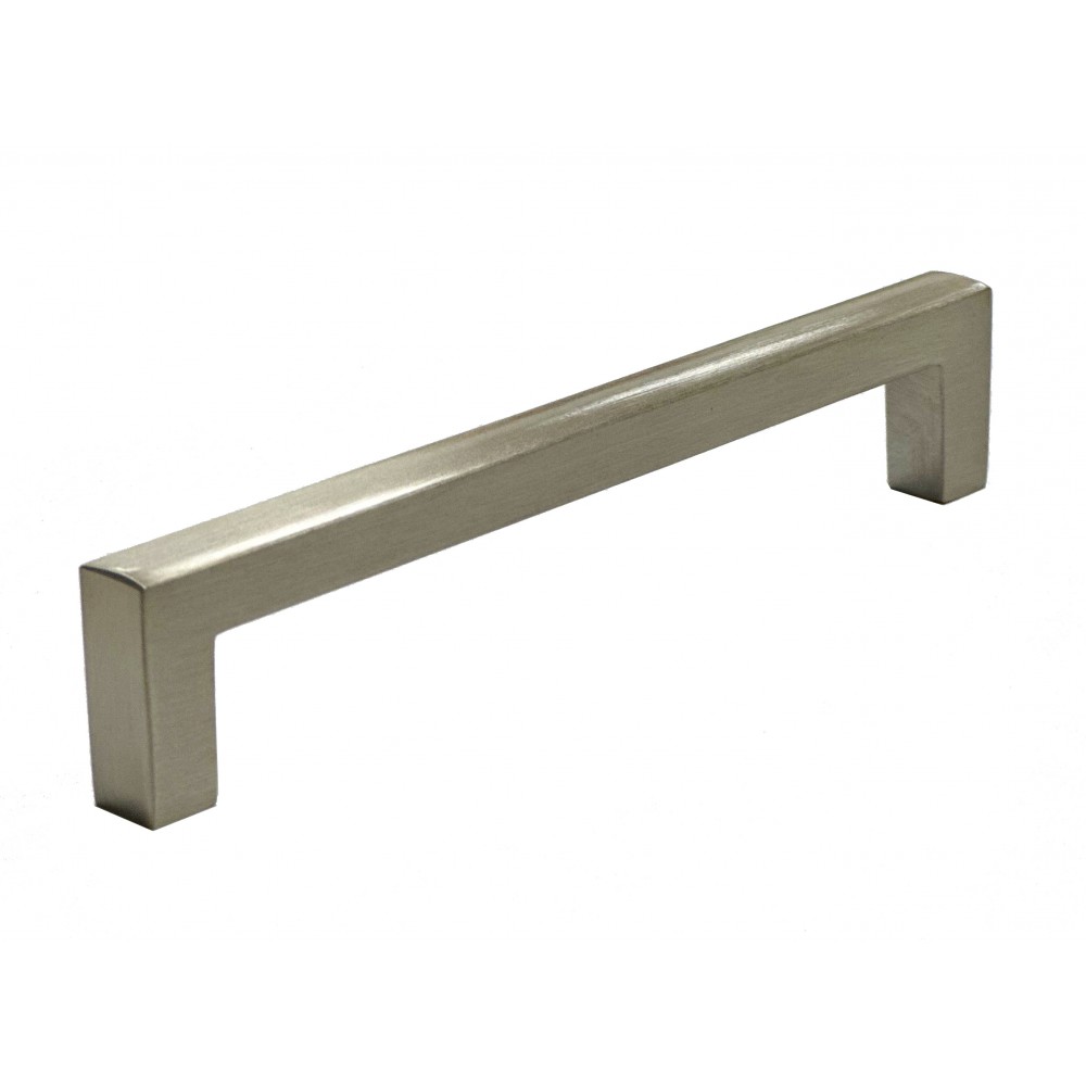 P88512SN Slightly Brushed Satin Nickel Post-Modern Design Style Kitchen Cabinet Pull Handle Closet Wood Door Pull Handle Cabinet Door Decorative Cabinet Hardware Home Decor Furniture Pull Drawer Handle Cupboard Pull  