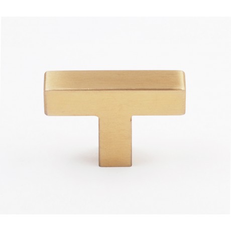 P585870GD Gold Brushed Stainless Steel Euro Style Square Bar Pull Handle Dia:1/2"X1/2"(12X12mm)