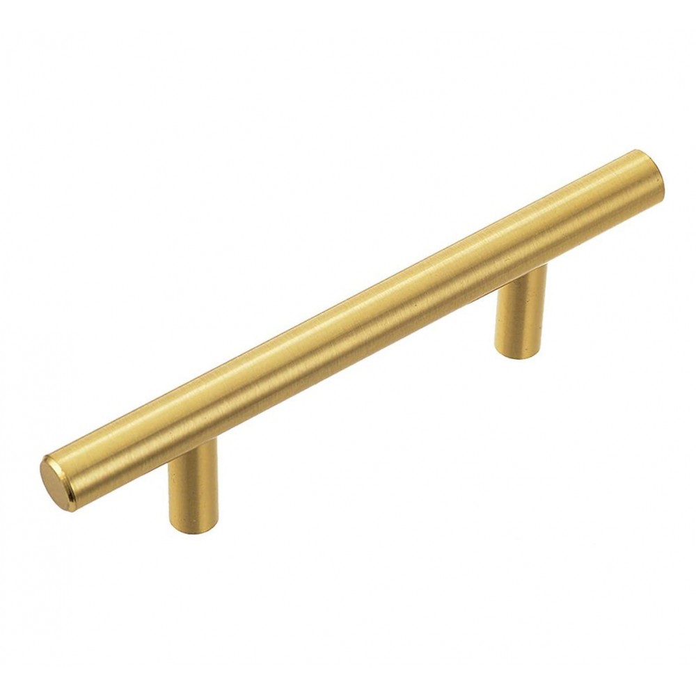 P58078.GD Stainless Steel Gold Euro Style T Bar Cabinet Pull Handle Dia: 1/2"(12mm)