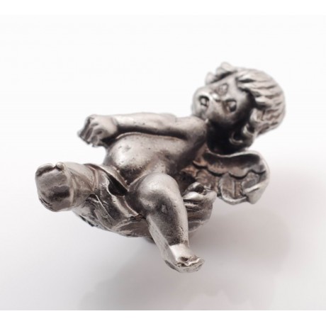 PP078 Novelty Handmade Solid Pewter Finely Sculpted Statuary Pull And Knob Of Angels Theme.
