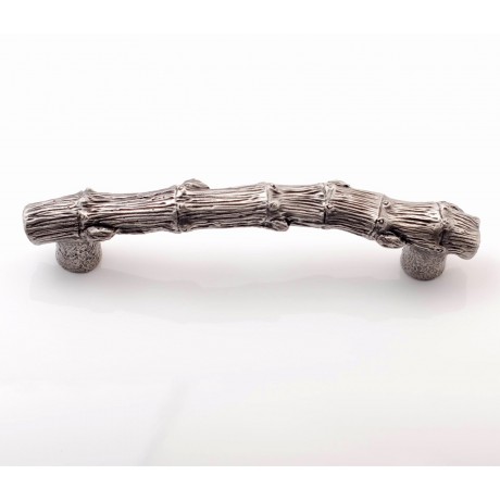 XP033 Novelty Handmade Solid Pewter Finely Sculpted Statuary Pull And Knob Of Gardens Theme.