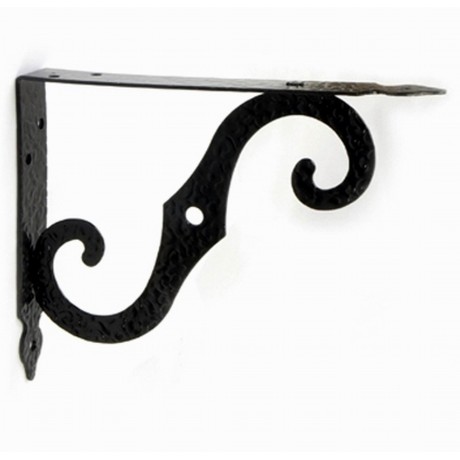  70019 Antique black steel shelf support Wall Mounting Bracket Frame Racks Wall Bookshelf (2PCS/pack)