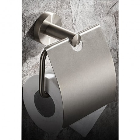 BSS70651, Bathroom Tissue Roll Holder Hanger Toilet Paper Holder, Bathroom Paper Towel Dispenser, Wall Mount. Stainless Steel Brushed Finish.