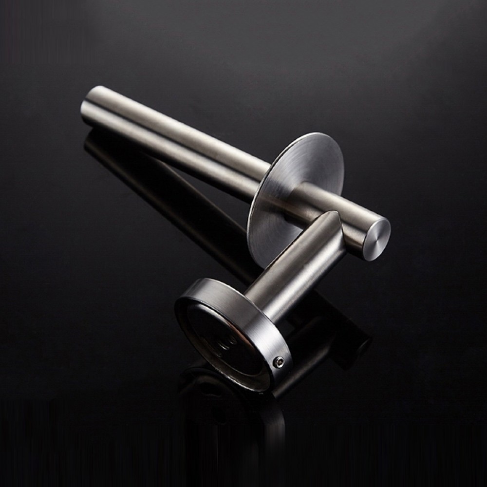 BSS13790, Wall Mount Bathroom Tissue Roll Holder, Toilet Paper Holder, Kitchen Paper Towel, Stainless Steel Brushed Finish.