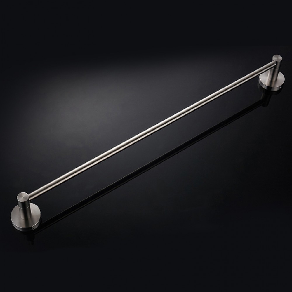 BSS70624 24" Inch, Bathroom Towel Single Bar Holder, Towel Rail Holder Wall Mount, Stainless Steel Brushed Finish.