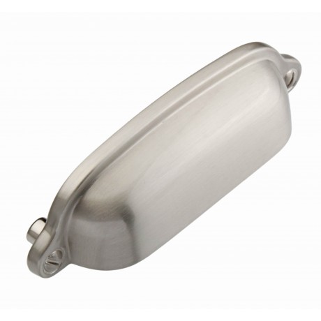 3" inch (76mm) P8S001/76SN Slightly Brushed Satin Nickel post-modern design Style Kitchen Cabinet Pull Handle Closet Wood Door Pull handle Cabinet Door Decorative Cabinet Hardware Home Decor Furniture Pull Drawer Handle Cupboard Pull