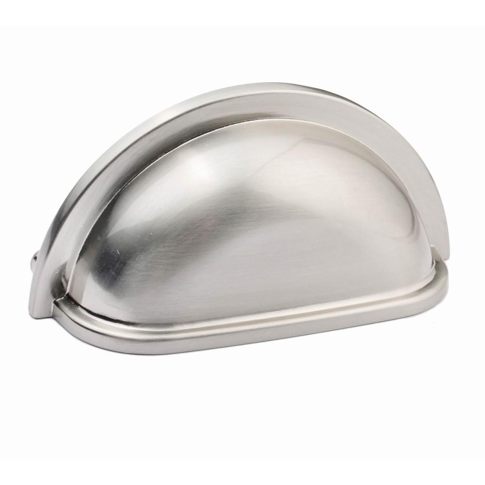  3" inch (76mm) P9001.76SN Slightly Brushed Satin Nickel Modern Style Kitchen Cabinet Pull Handle Closet Wood Door Pull handle Cabinet Door Decorative Cabinet Hardware Home Decor Furniture Pull Drawer Handle Cupboard Pull