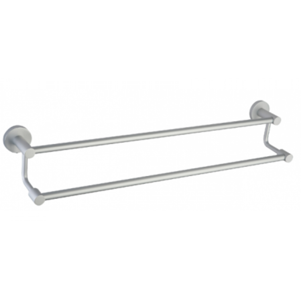 Amdecor B3002/60SC 24" inch (60cm) Bathroom Wall Mount Double Towel Bar Towel Rail Holder, Aluminium Satin Chrome Mat Color Decorative Bathroom Hardware Accessory Set With Modern contemporary Stylish Design Amdecor B3002/60SC 24" inch (60cm) Bathroom Wall Mount Double Towel Bar Towel Rail Holder, Aluminium Satin Chrome Mat Color Decorative Bathroom Hardware Accessory Set With Modern contemporary Stylish Design