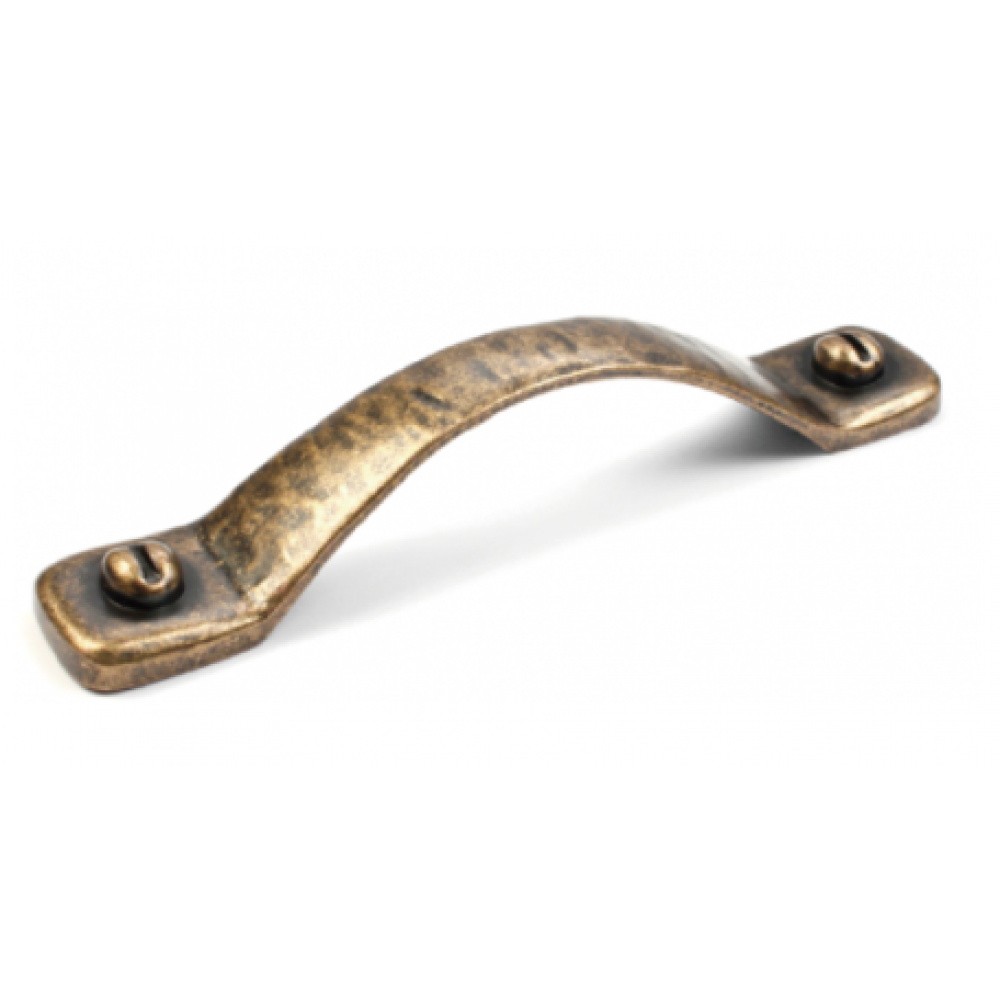  P88763/128AE 5" inch (128mm) Beautiful Vintage Antique English Brass Finish Kitchen Cabinet Pull Handle Closet Wood Door Pull handle Cabinet Door Decorative Cabinet Hardware Home Decor Furniture Pull Drawer Handle Cupboard Pull