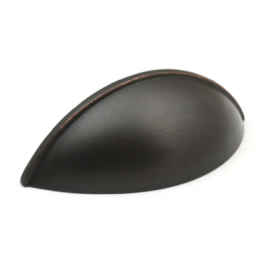  P88870/64ORB 2-1/2" inch (64mm) Beautiful Vintage Oil Rubbed Bronze Finish ORB Kitchen Cabinet Pull Handle Closet Wood Door Pull handle Cabinet Door Decorative Hardware Home Decor Cabinet Furniture Pull Drawer Handle Cupboard Pull