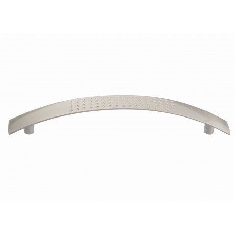  5" inch (128mm) P88034/128SN Slightly Brushed Satin Nickel Euro Style Kitchen Cabinet Pull Handle Closet Wood Door Pull handle Cabinet Door Decorative Cabinet Hardware Home Decor Furniture Pull Drawer Handle Cupboard Pull