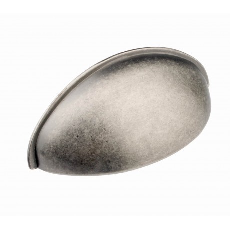  P88302/64AP 2-1/2" inch (64mm) Beautiful Vintage Classic Elegent Style Design Antique Pewter Kitchen Cabinet Pull Handle Closet Wood Door Pull handle Cabinet Door Decorative Hardware Home Decor Cabinet Furniture Pull Drawer Handle Cupboard