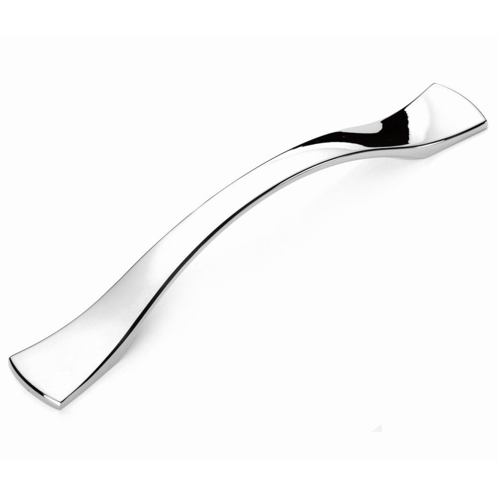  P88428/128CP 5"(128mm) CP Finish Chrome Plated Shining Bright Style Kitchen Cabinet Pull Handle Closet Wood Door Pull handle Cabinet Door Decorative Cabinet Hardware Home Decor Furniture Pull Drawer Handle Cupboard Pull