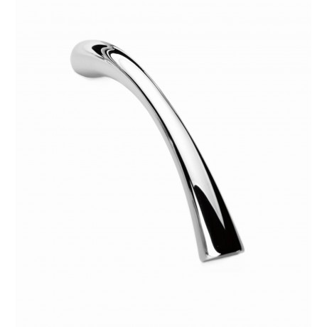  P88458/96CP 3-3/4 " inch (96mm) CP Finish Chrome Plated Shining Bright Euro Design Modern Style Kitchen Cabinet Pull Handle Closet Wood Door Pull handle Cabinet Door Decorative Cabinet Hardware Home Decor Furniture Pull Drawer Handle Cupboard