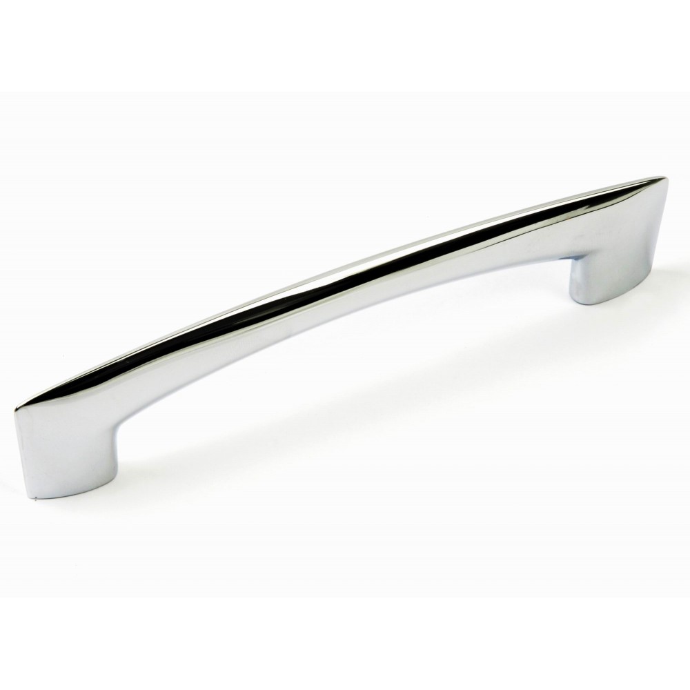 P88470/128CP 5"(128mm) CP Finish Chrome Plated Shining Bright Euro Style Design Kitchen Cabinet Pull Handle Closet Wood Door Pull handle Cabinet Door Decorative Cabinet Hardware Home Decor Furniture Pull Drawer Handle Cupboard Pull