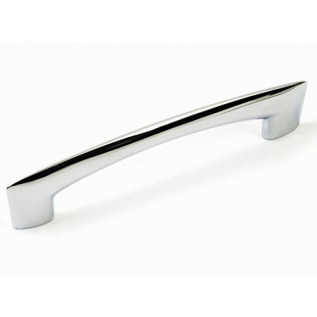  P88470/128CP 5"(128mm) CP Finish Chrome Plated Shining Bright Euro Style Design Kitchen Cabinet Pull Handle Closet Wood Door Pull handle Cabinet Door Decorative Cabinet Hardware Home Decor Furniture Pull Drawer Handle Cupboard Pull