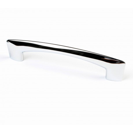  P88470/128CP 5"(128mm) CP Finish Chrome Plated Shining Bright Euro Style Design Kitchen Cabinet Pull Handle Closet Wood Door Pull handle Cabinet Door Decorative Cabinet Hardware Home Decor Furniture Pull Drawer Handle Cupboard Pull