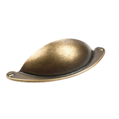  P88001/64AE 2-1/2" inch (64mm) Beautiful Vintage Antique English Brass Finish Kitchen Cabinet Pull Handle Closet Wood Door Pull handle Cabinet Door Decorative Cabinet Hardware Home Decor Furniture Pull Drawer Handle Cupboard Pull