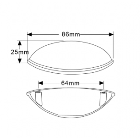  2-1/2 " inch (64mm) P88870/64SN Slightly Brushed Satin Nickel Modern Style Kitchen Cabinet Pull Handle Closet Wood Door Pull handle Cabinet Door Decorative Cabinet Hardware Home Decor Furniture Pull Drawer Handle Cupboard Pull