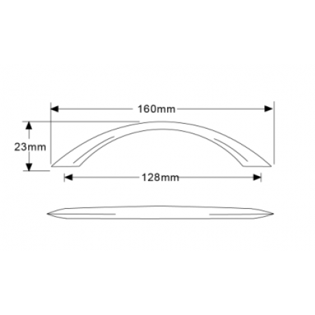  3-3/4" inch (96mm) P88097/96SN Slightly Brushed Satin Nickel Modern Style Kitchen Cabinet Pull Handle Closet Wood Door Pull handle Cabinet Door Decorative Hardware Home Decor Cabinet Furniture Pull Drawer Handle Cupboard Pull