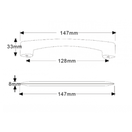  5" inch (128mm) P88470/128SN Slightly Brushed Satin Nickel Modern Style Kitchen Cabinet Pull Handle Closet Wood Door Pull handle Cabinet Door Decorative Hardware Home Decor Cabinet Furniture Pull Drawer Handle Cupboard Pull
