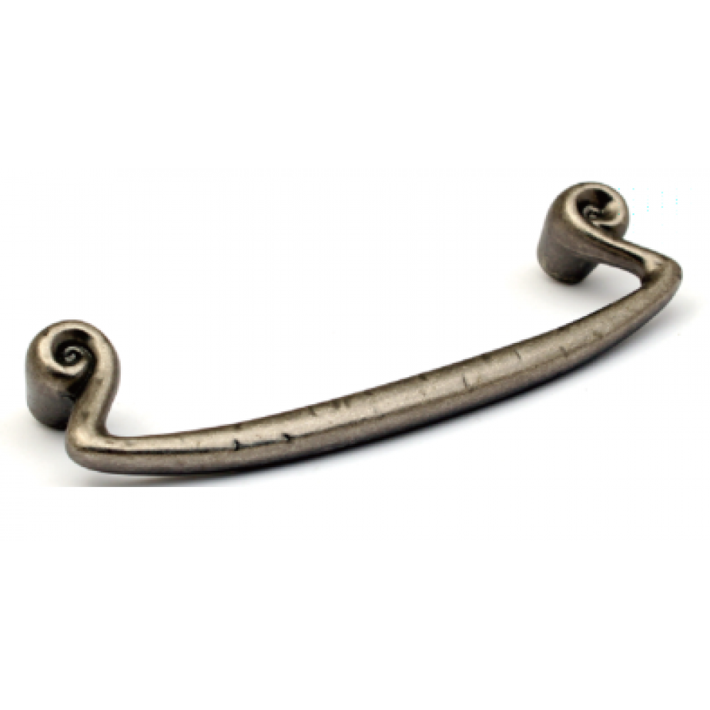  P88696/96AP 3-3/4" inch (96mm) Beautiful Vintage Classic Elegent Style Design Antique Pewter Kitchen Cabinet Pull Handle Closet Wood Door Pull handle Cabinet Door Decorative Hardware Home Decor Cabinet Furniture Pull Drawer Handle Cupboard