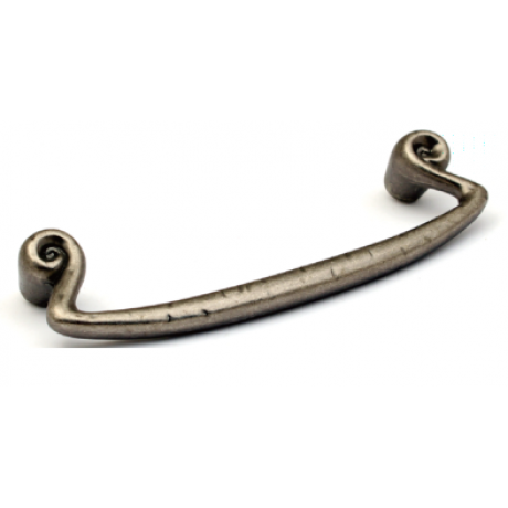  P88696/96AP 3-3/4" inch (96mm) Beautiful Vintage Classic Elegent Style Design Antique Pewter Kitchen Cabinet Pull Handle Closet Wood Door Pull handle Cabinet Door Decorative Hardware Home Decor Cabinet Furniture Pull Drawer Handle Cupboard
