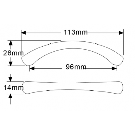 P88458/96BP 3-3/4" inch (96mm) Bright Brass Plated Style Kitchen Cabinet Pull Handle Closet Wood Door Pull handle Cabinet Door Decorative Cabinet Hardware Home Decor Furniture Pull Drawer Handle Cupboard Pull