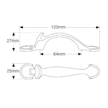  P88434/64AP 2-1/2" inch (64mm) Beautiful Vintage Classic Elegent Style Design Antique Pewter Kitchen Cabinet Pull Handle Closet Wood Door Pull handle Cabinet Door Decorative Hardware Home Decor Cabinet Furniture Pull Drawer Handle Cupboard