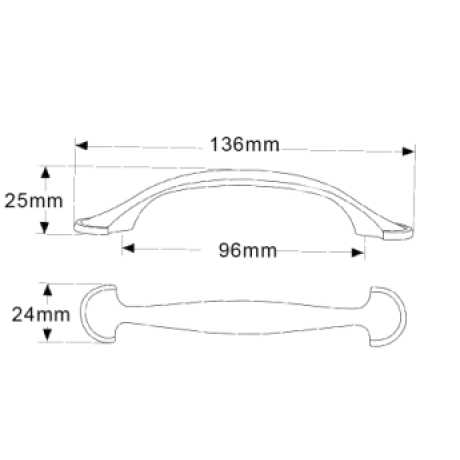  P88433/96AC 3-3/4" inch (96mm) Beautiful Vintage Antique Copper Kitchen Cabinet Pull Handle Closet Wood Door Pull handle Cabinet Door Decorative Hardware Home Decor Cabinet Furniture Pull Drawer Handle Cupboard Pull